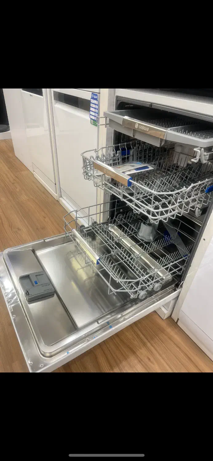 ظرفشویی اسنوا۱۴نفره رنگ سفید ویترینی|ماشین ظرفشویی|رفسنجان, |دیوار