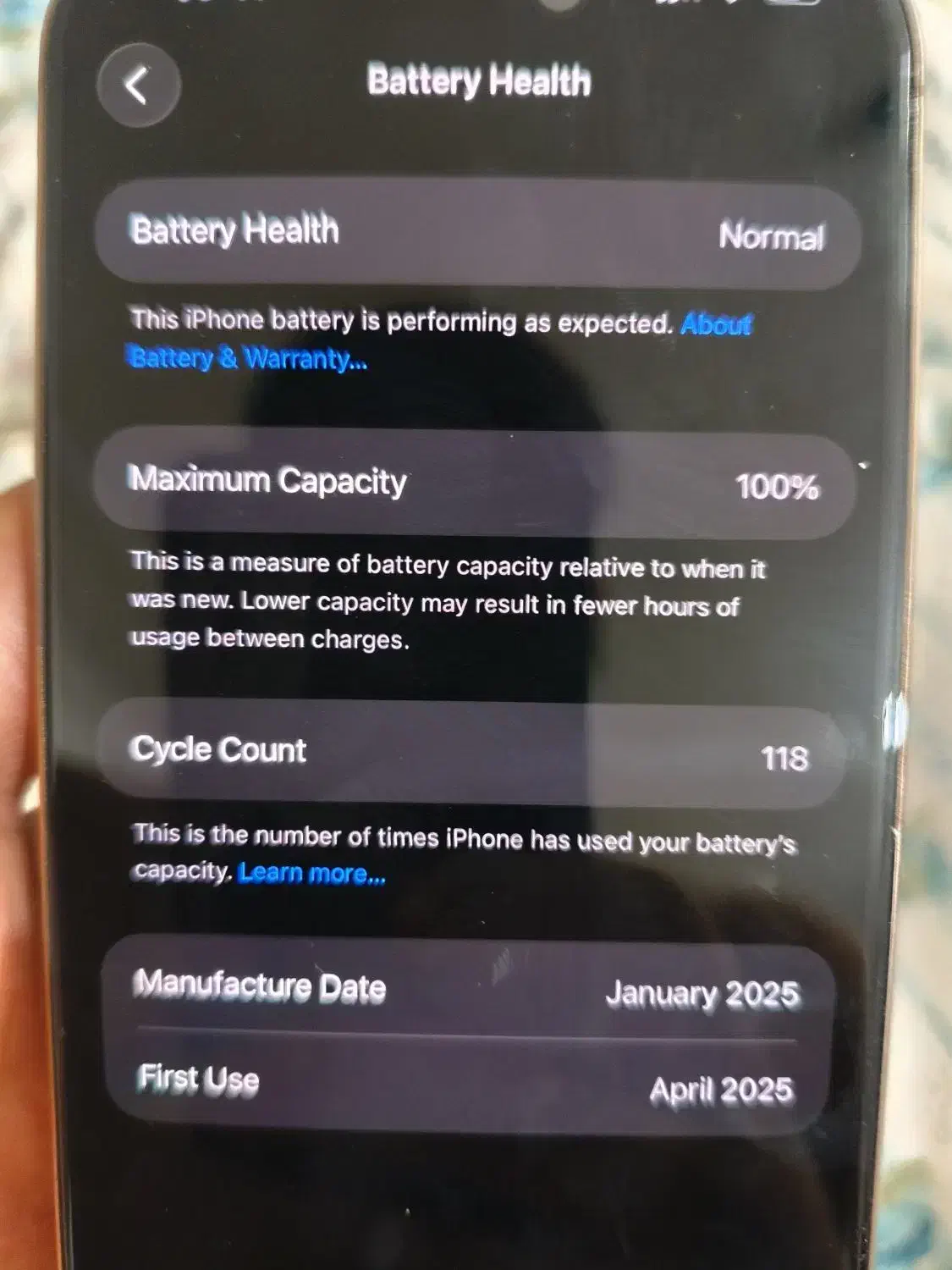 آیفون 16pro max 256ریجستر شده|موبایل|زاهدان, |دیوار