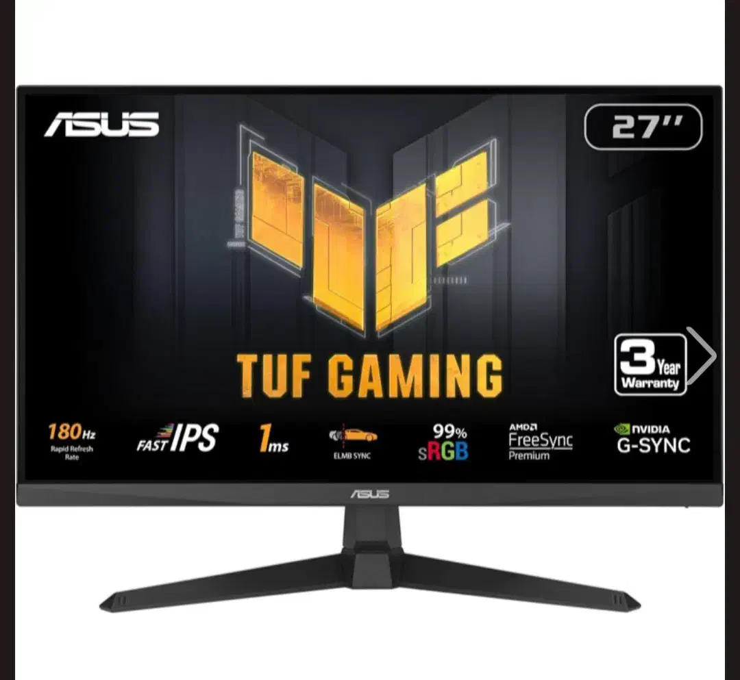 مانیتور ۲۷ اینچ ۱۸۰ هرتز ASUS 2K VG27AQ3A (نو)|قطعات و لوازم جانبی رایانه|تبریز, |دیوار