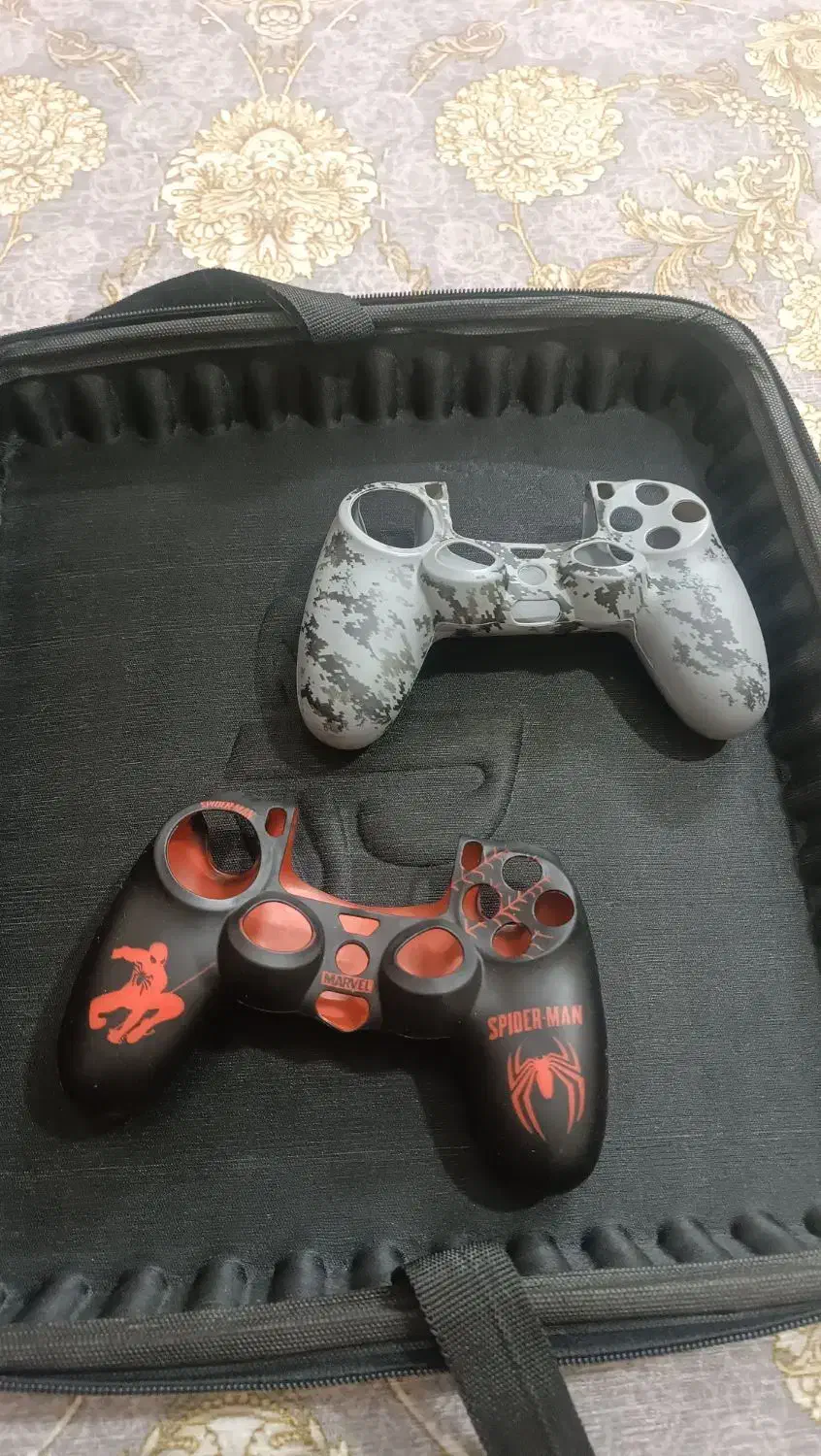 کیف ps4 با روکش دسته با چراغ تیبا|کنسول، بازی ویدئویی و آنلاین|اردبیل, |دیوار