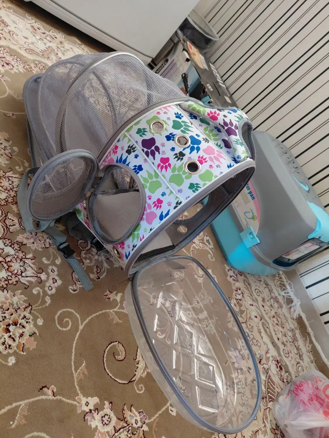 کیف ،باکس خاک،ظرف غذا و شانه تخلیه گربه|لوازم جانبی حیوانات|خمینی‌شهر, |دیوار