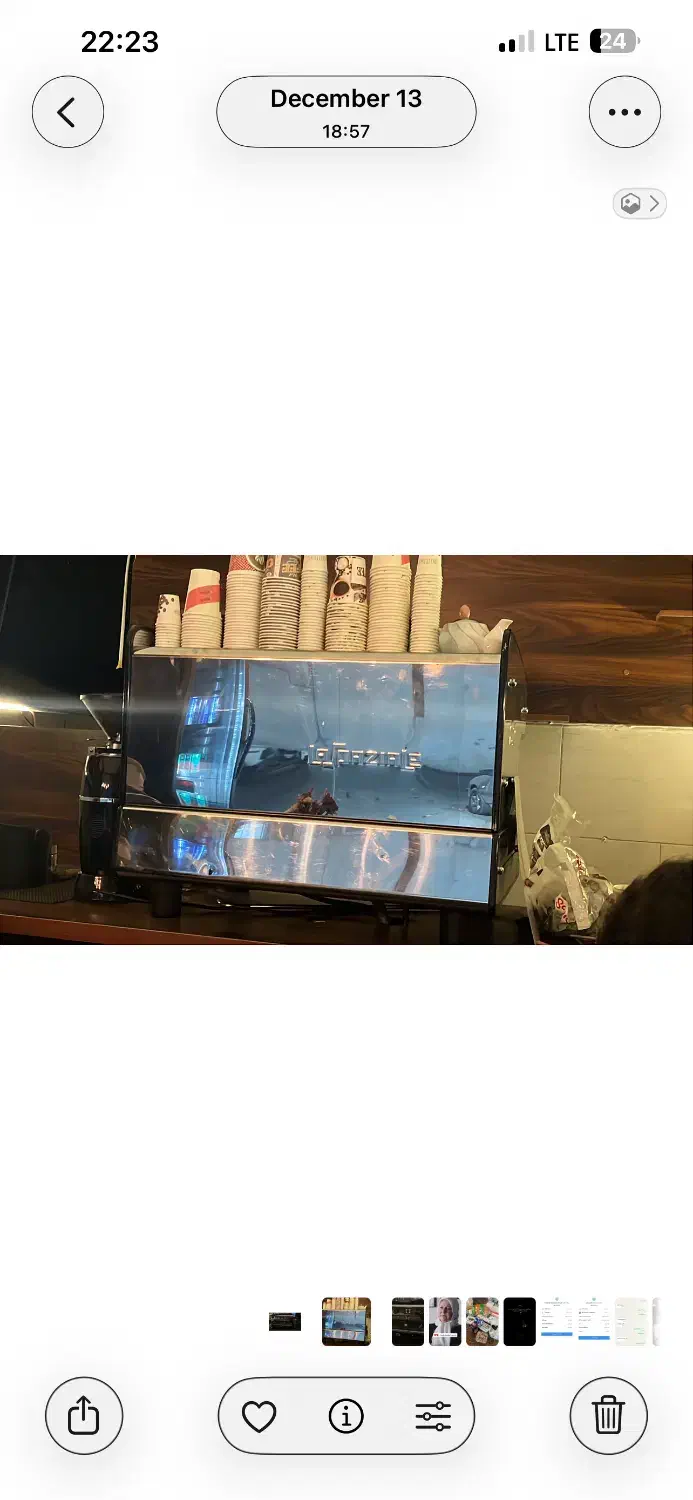 دستگاه قهوه صنعتی لاسپازیاله|سماور، چای‌ساز، قهوه‌ساز|رشت, یخسازی|دیوار