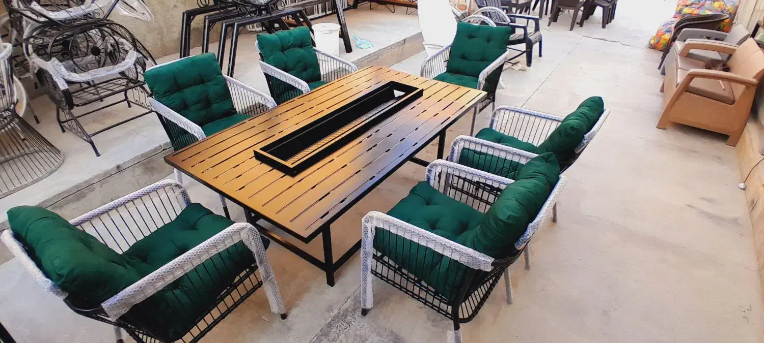 میز آتشدان و مبلمان باغی طرح براوو کلین تشک xk2i8|مبلمان خانگی و میز عسلی|چهارباغ, |دیوار