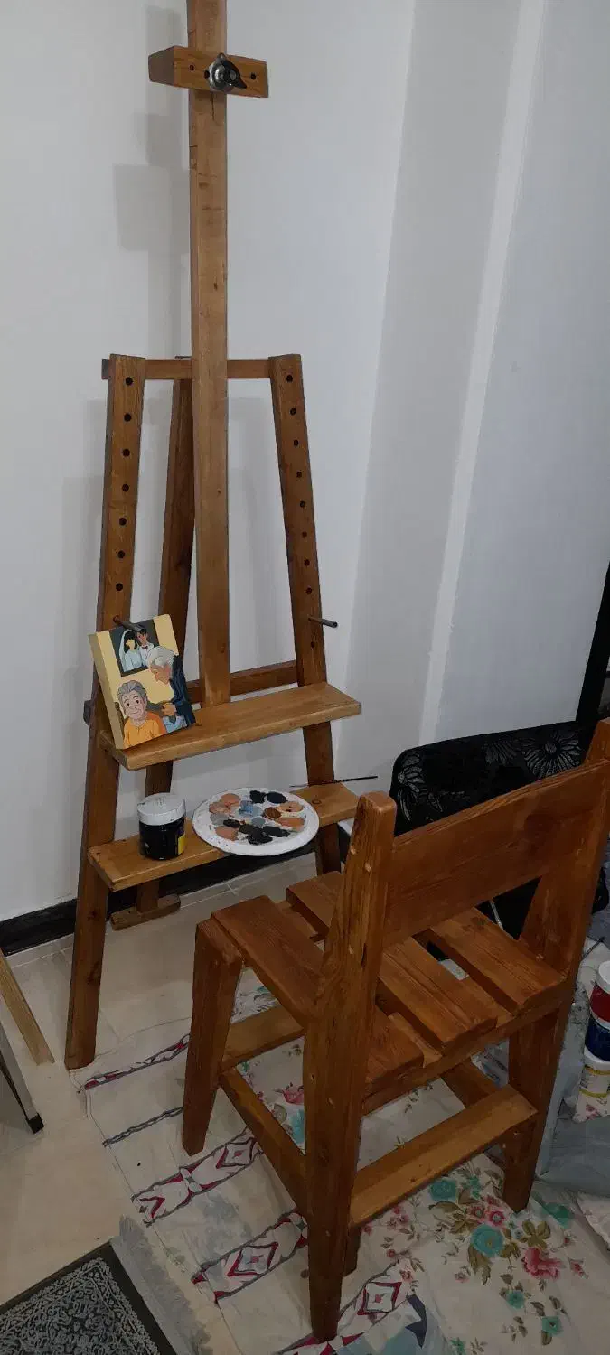 سه پایه و بوم نقاشی|لوازم التحریر|قم, شهرک خودرو|دیوار