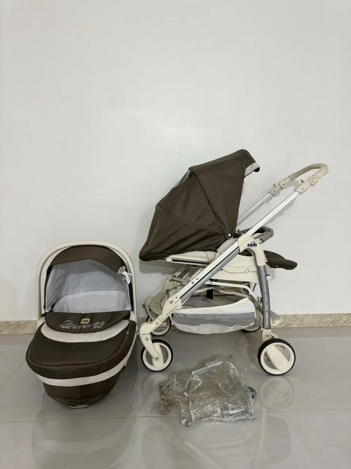 کالسکه کریر کریکات کم camایتالیایی اورجینال درحدنو|کالسکه و لوازم جانبی|تهران, شهرک چیتگر|دیوار