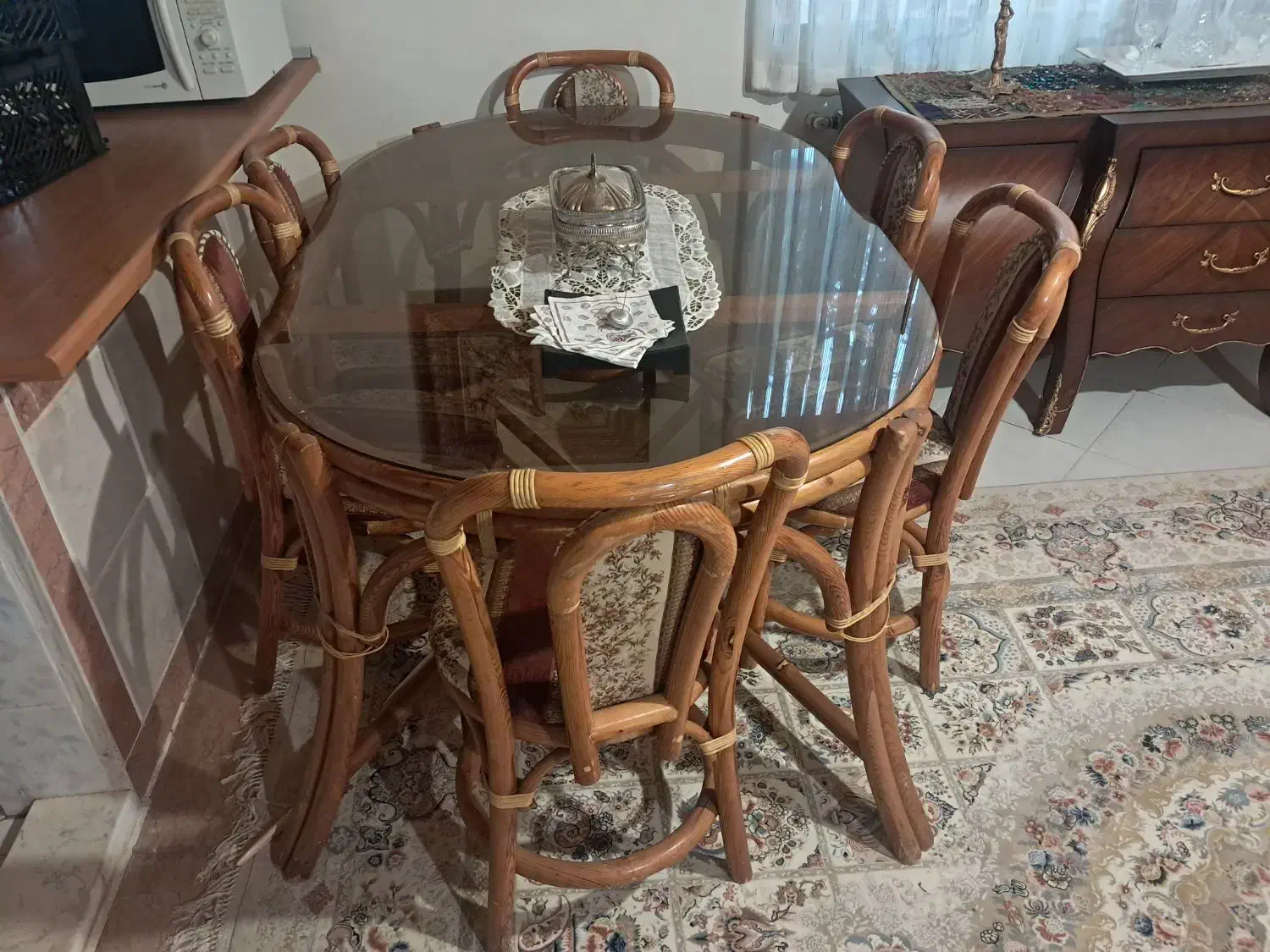 میز وزندگی ناهار خوری|میز و صندلی غذاخوری|هچیرود, |دیوار