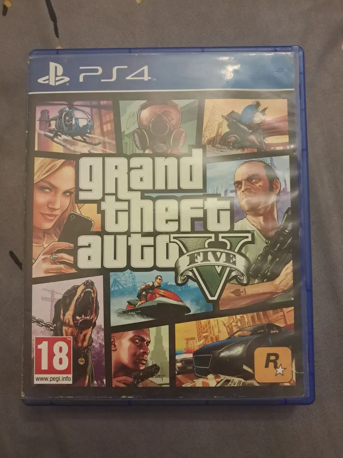 دیسک جی تی ای وی GTA V برای PS4|کنسول، بازی ویدئویی و آنلاین|قزوین, |دیوار