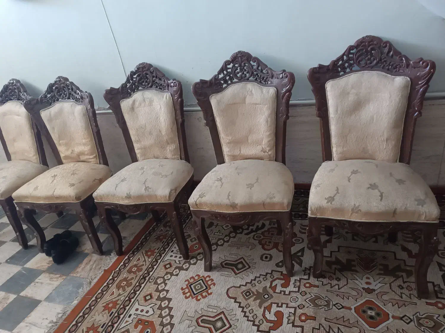 مبل پنج نفره|مبلمان خانگی و میز عسلی|قم, کیوانفر|دیوار