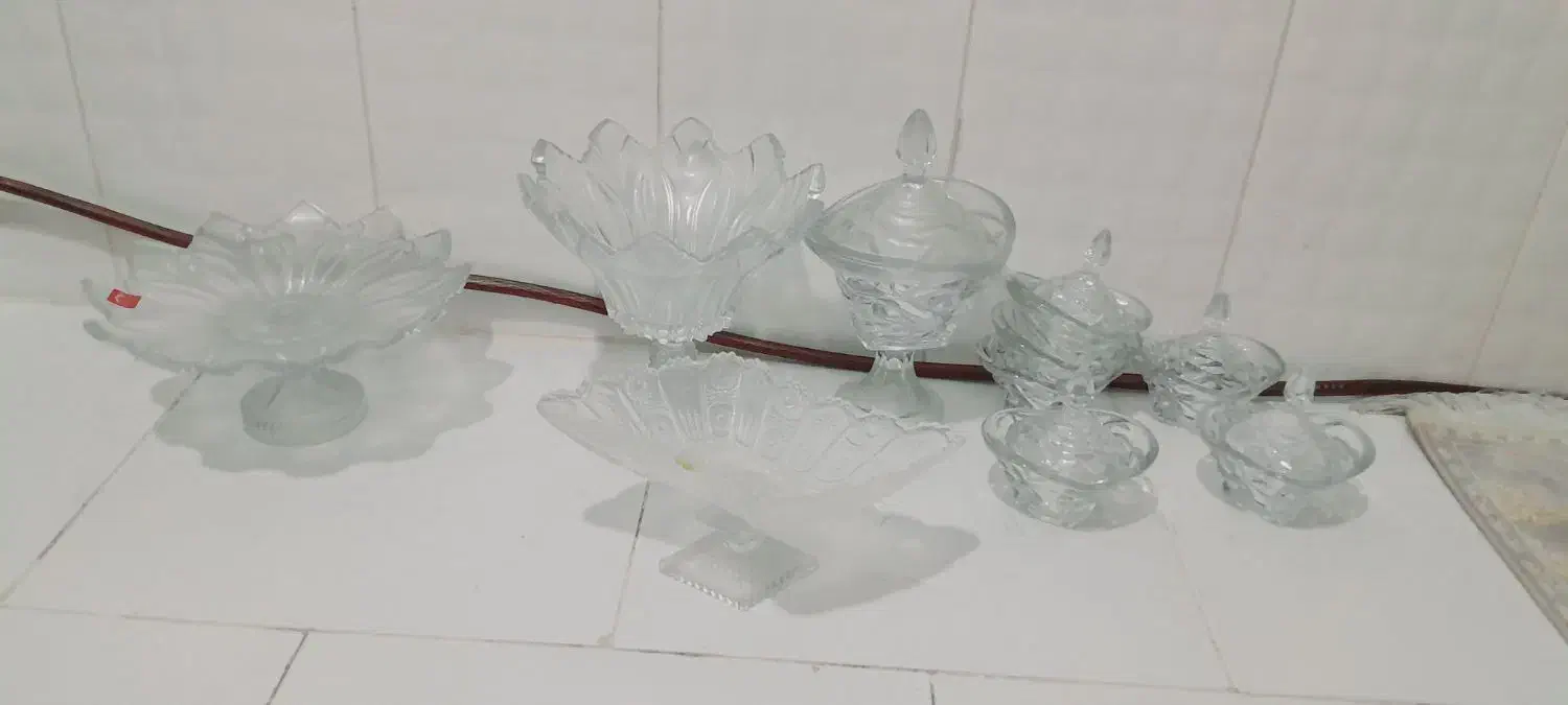 ظروف پذیرایی کریستال|ظروف سرو و پذیرایی|مشهد, ابوذر|دیوار