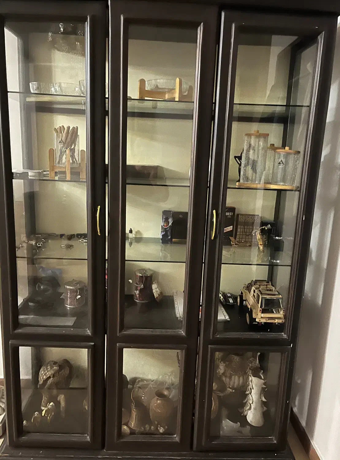 بوفه چوبی|بوفه، ویترین، کنسول|خرم‌آباد (تنکابن), |دیوار