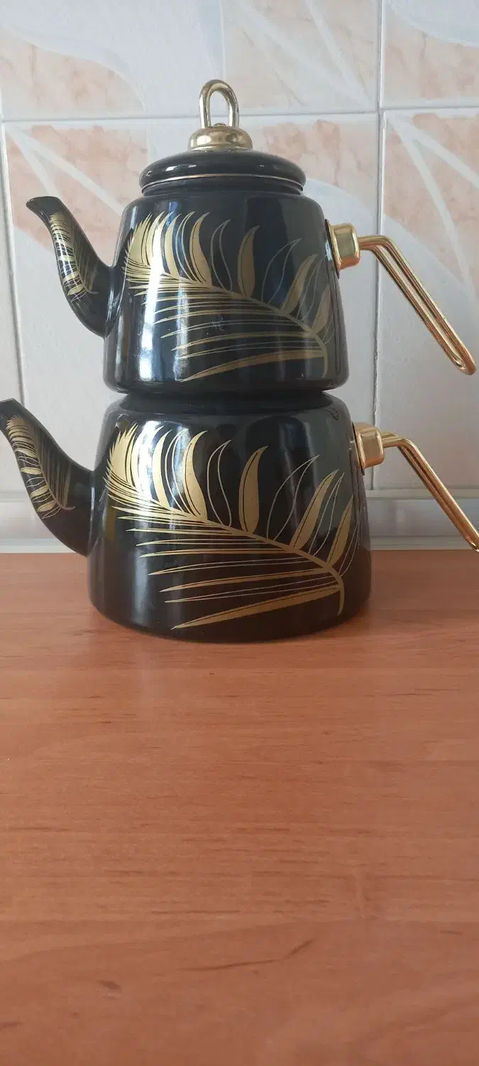 کتری قوری لعابی|قوری، کتری، قهوه‌ساز دستی|اراک, |دیوار