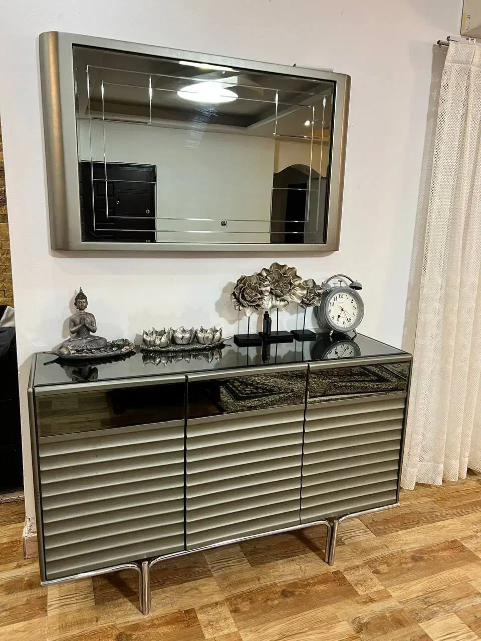 ست آینه و کنسول و میز تلویزیون|بوفه، ویترین، کنسول|رشت, گلسار|دیوار