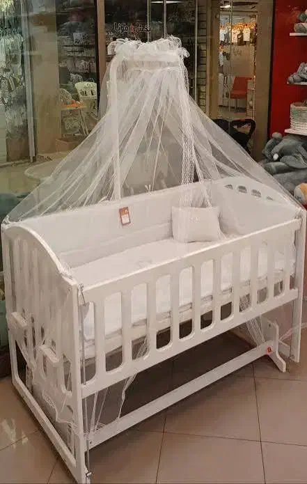 تخت گهواره کنارمادر|تخت و صندلی بچه|زاهدان, |دیوار