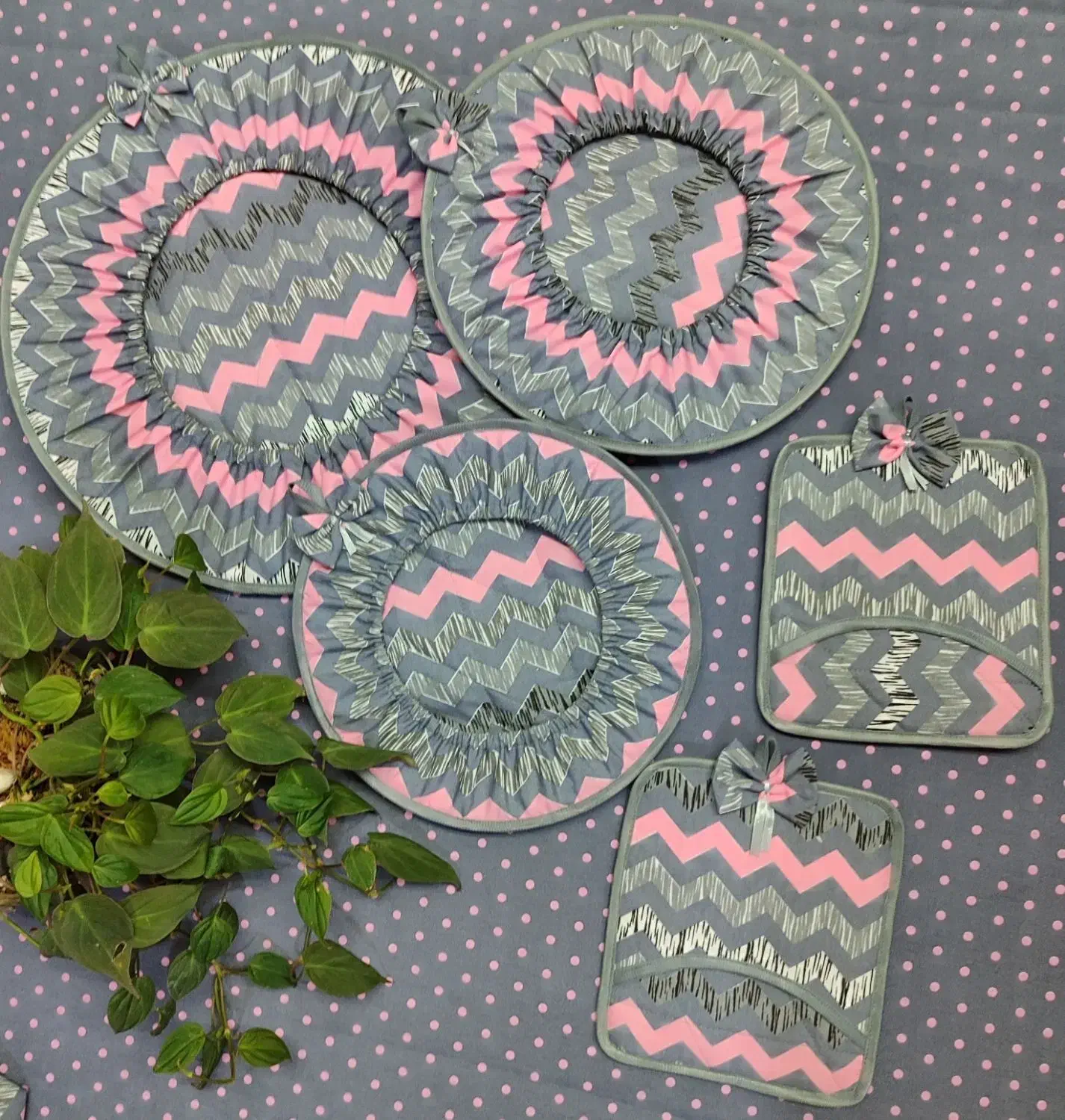 دوخت سرویس کامل عروس دمکنی دستگیره نمگیر دستکش فر|سفره، حوله، دستمال آشپزخانه|مشهد, همت آباد|دیوار