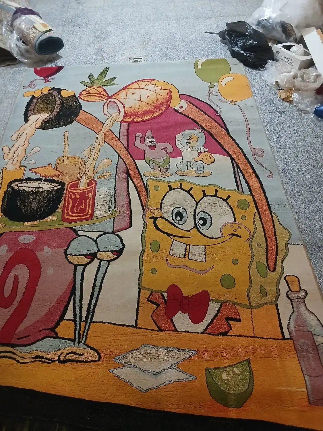 گلیم فرش|گلیم، جاجیم، گبه|قم, شاه سید علی|دیوار