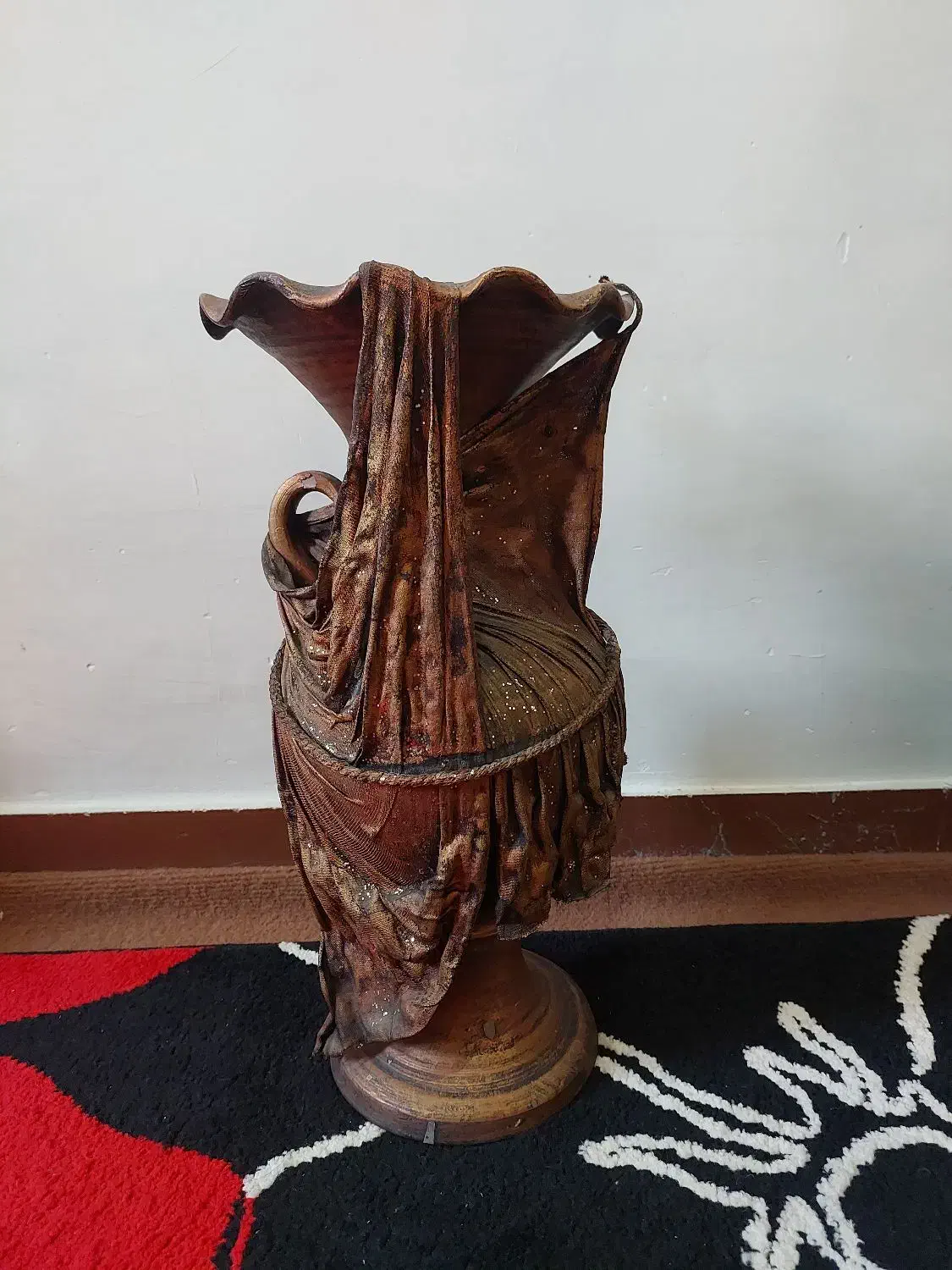 گلدان سفالی|صنایع دستی و سایر لوازم تزئینی|شیراز, دارالرحمه|دیوار
