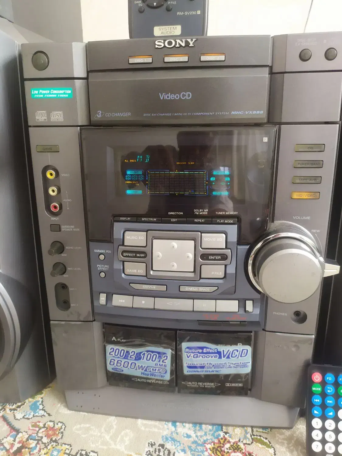 ضبط سونی 6600وات. غول صداخوب|سیستم صوتی خانگی|مریوان, |دیوار