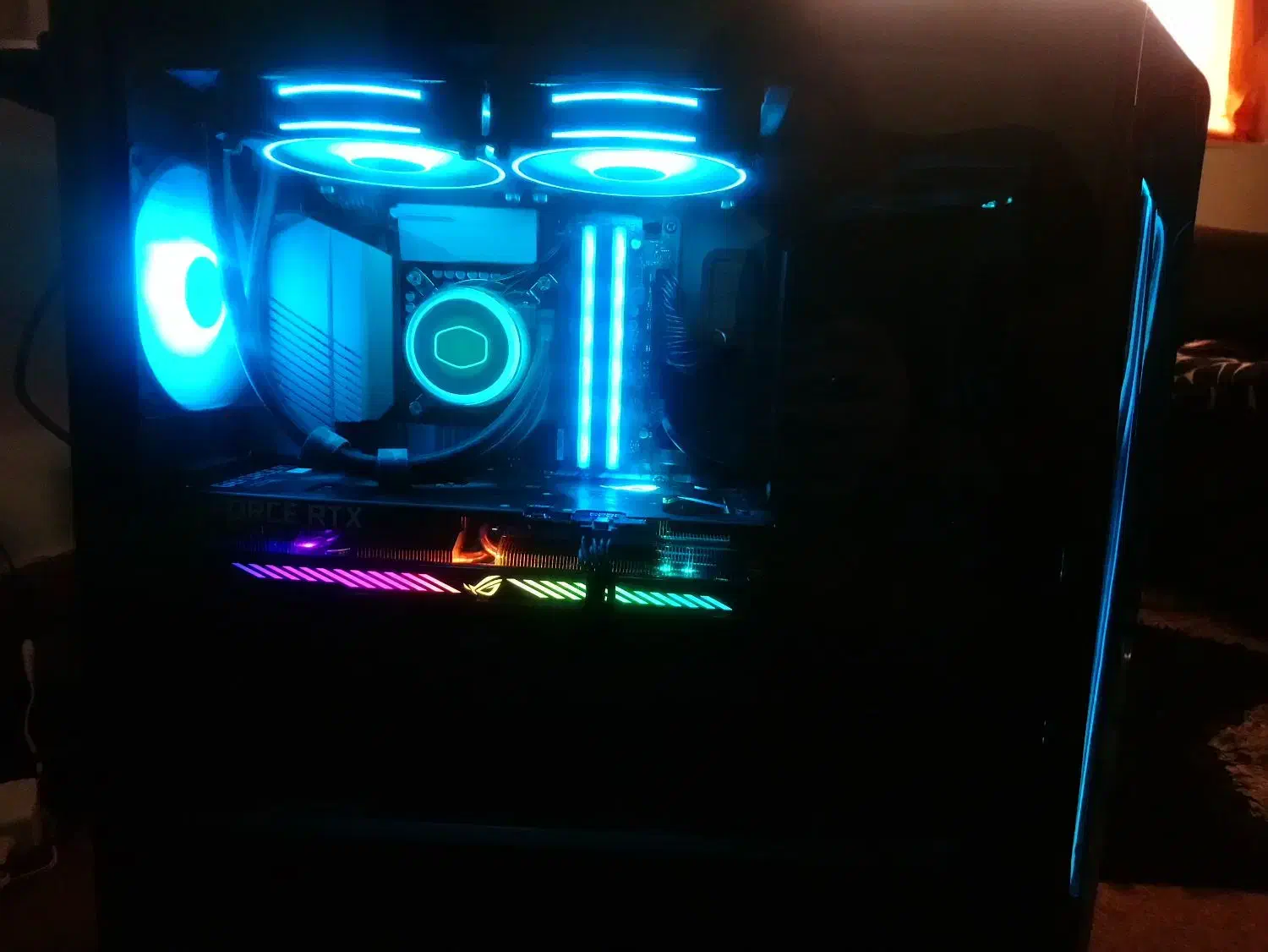 کامپیوتر گیمینگ (گرافیگ ASUS ROG RTX 3060 12GB)|رایانه رومیزی|لنگرود, |دیوار