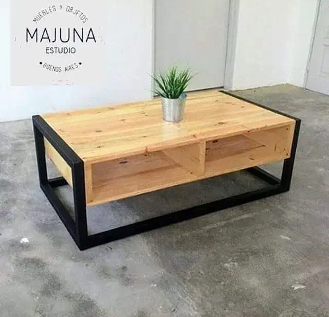 جلو مبلی و عسلی آهنی چوب و فلز مینیمال فوق حرفه ای|مبلمان خانگی و میز عسلی|اهواز, شریعتی جنوبی|دیوار