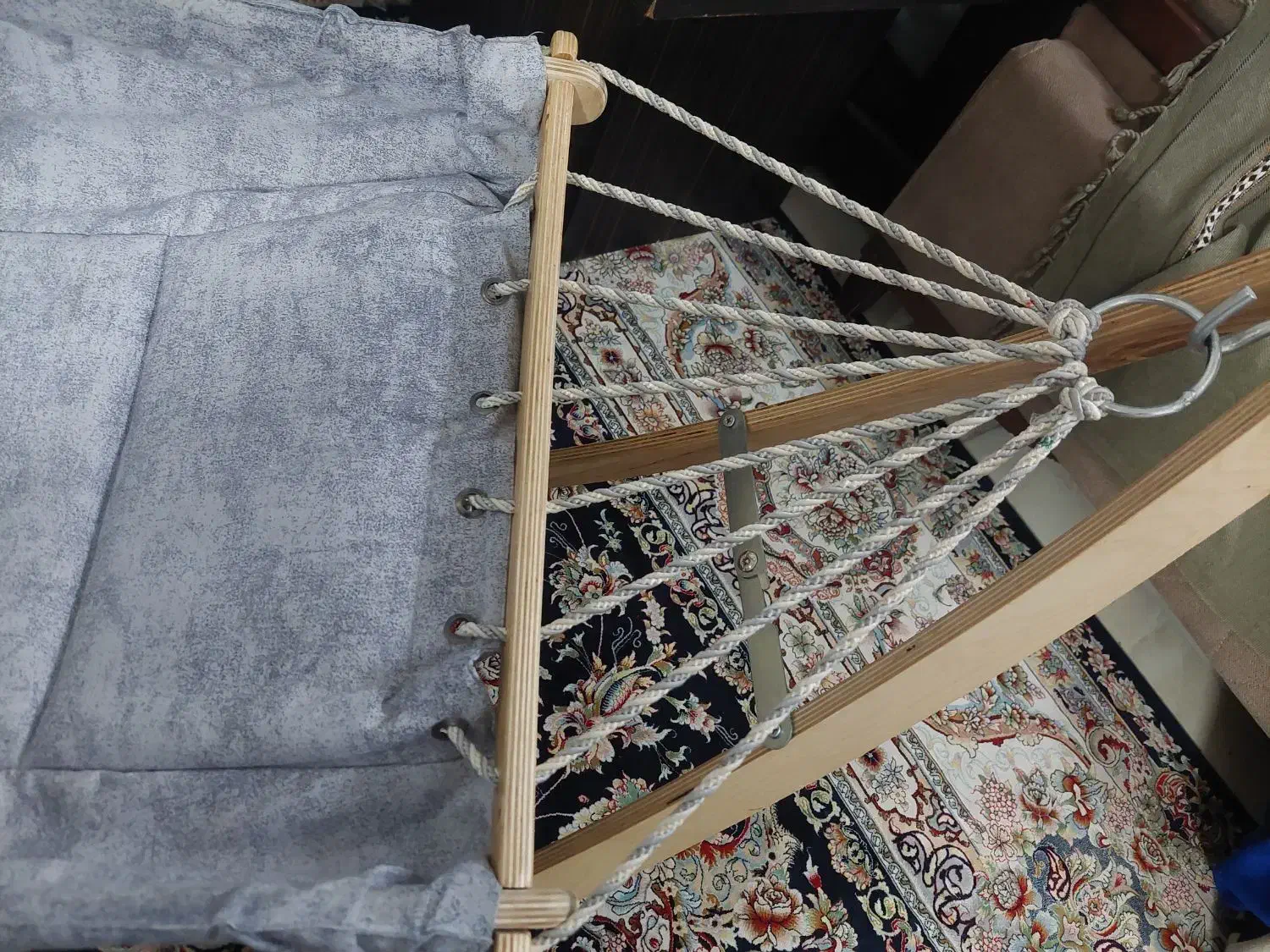 گهواره هشت طنابه نوزاد|اسباب و اثاث بچه|زاهدان, |دیوار