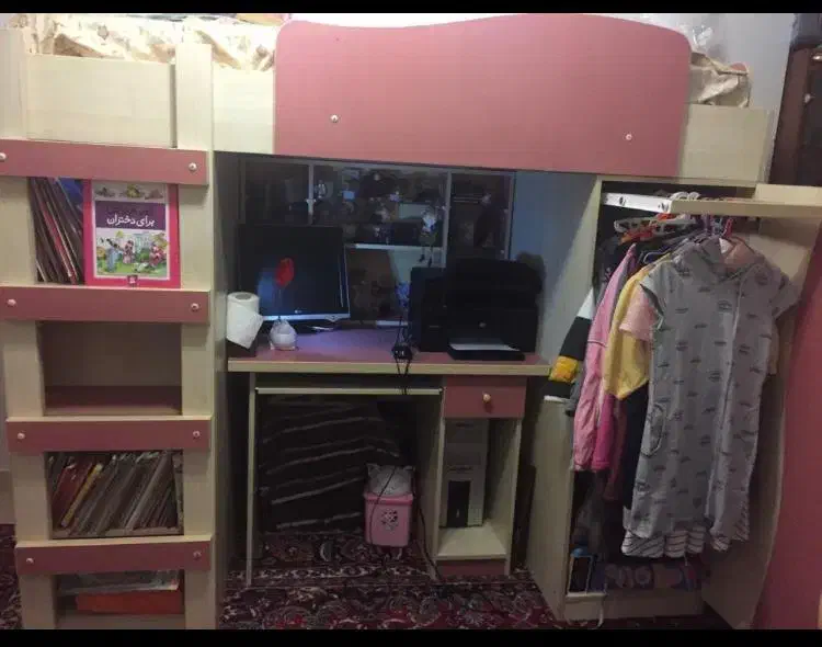 فروش سرویس خواب دخترانه|تخت و سرویس خواب|شاهرود, |دیوار