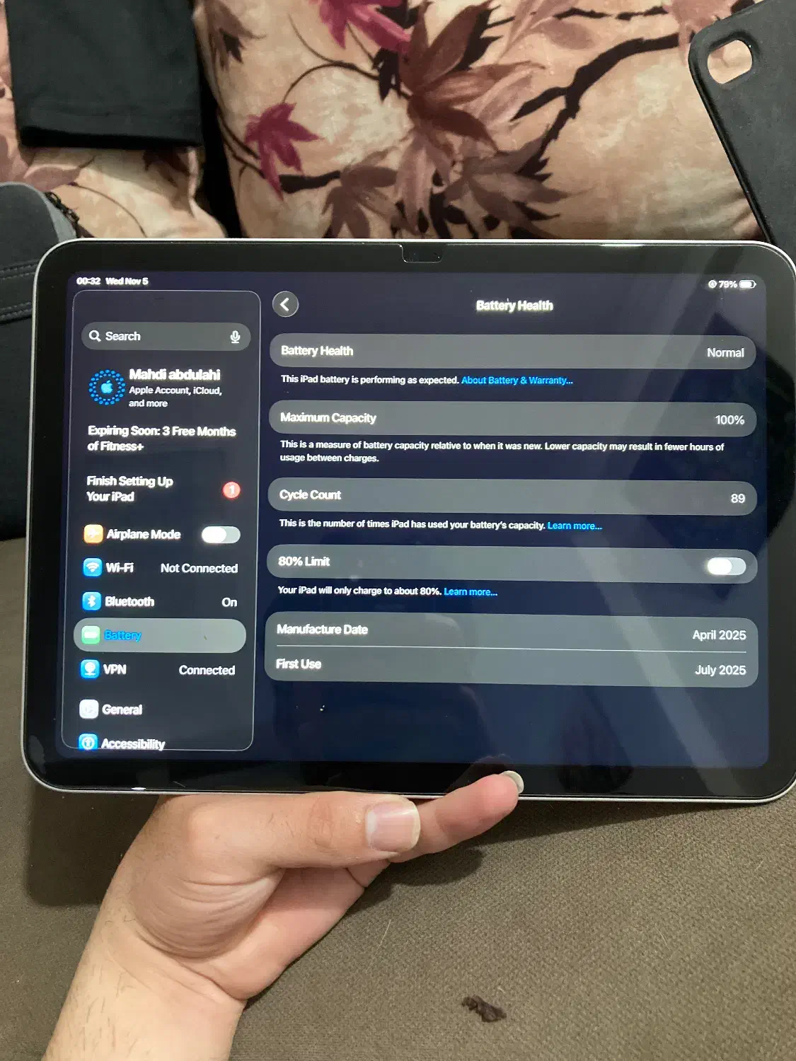 تبلت اپل iPad WiFi (2025) ظرفیت 128 رم 6 گیگابایت|تبلت|بافق, |دیوار