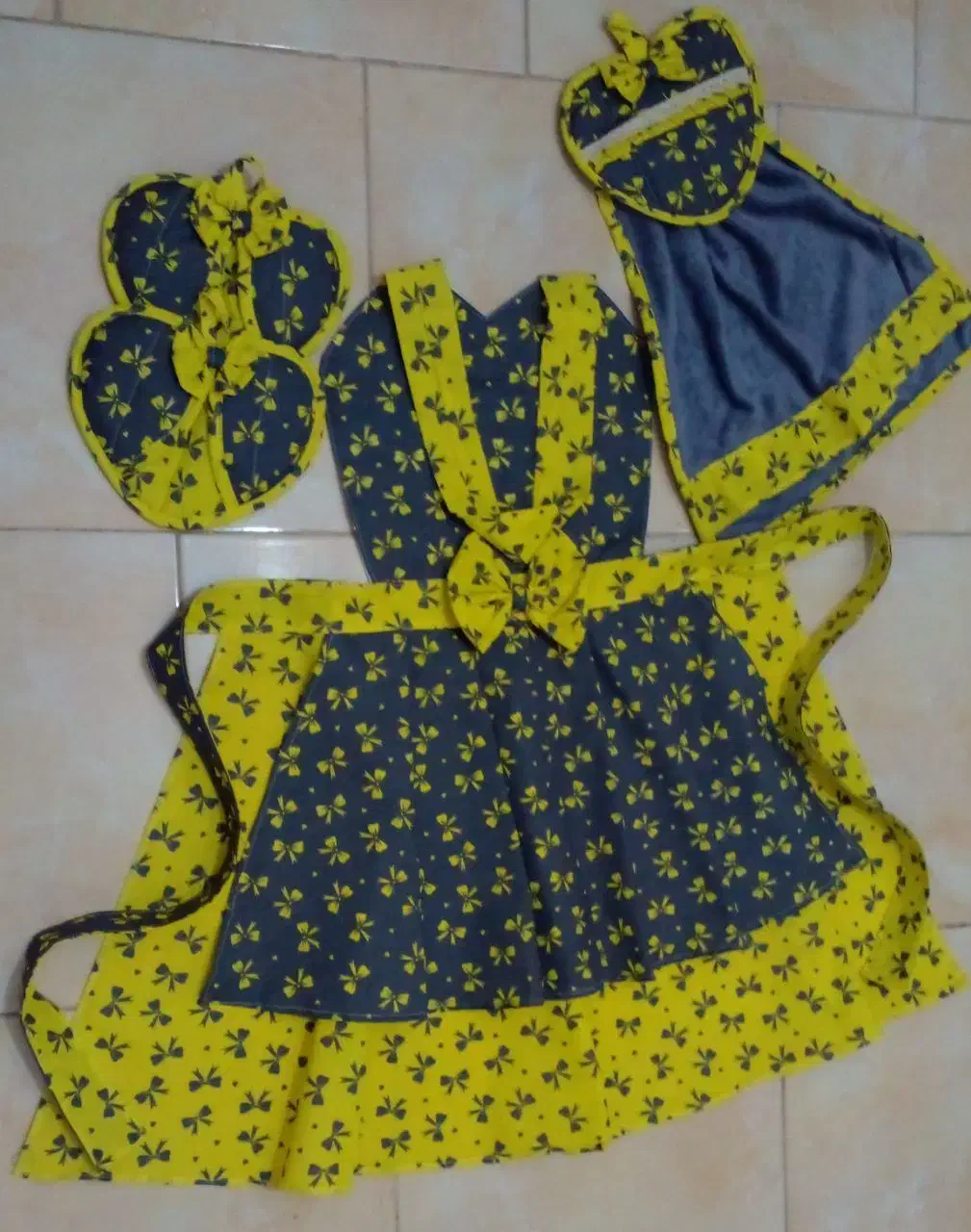 دوخت سرویس اشپزخانه به قیمت تولیدی|سفره، حوله، دستمال آشپزخانه|همدان, |دیوار