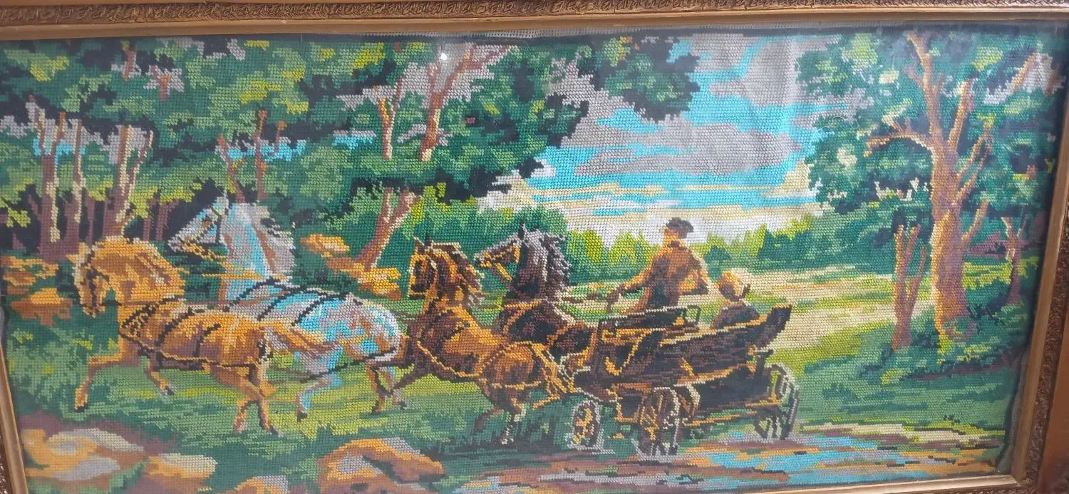 کوپلن دستباف|تابلو، نقاشی، عکس|قم, پردیسان|دیوار