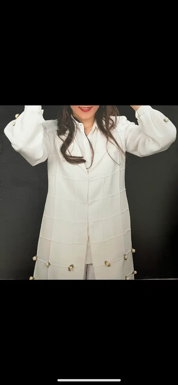 مانتو سفید مناسب عقد|لباس|تهران, سعادت‌آباد|دیوار