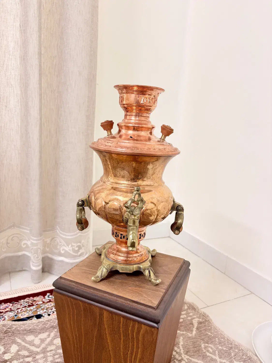 سماور مسی|سماور، چای‌ساز، قهوه‌ساز|تهران, سبلان (لشگر)|دیوار