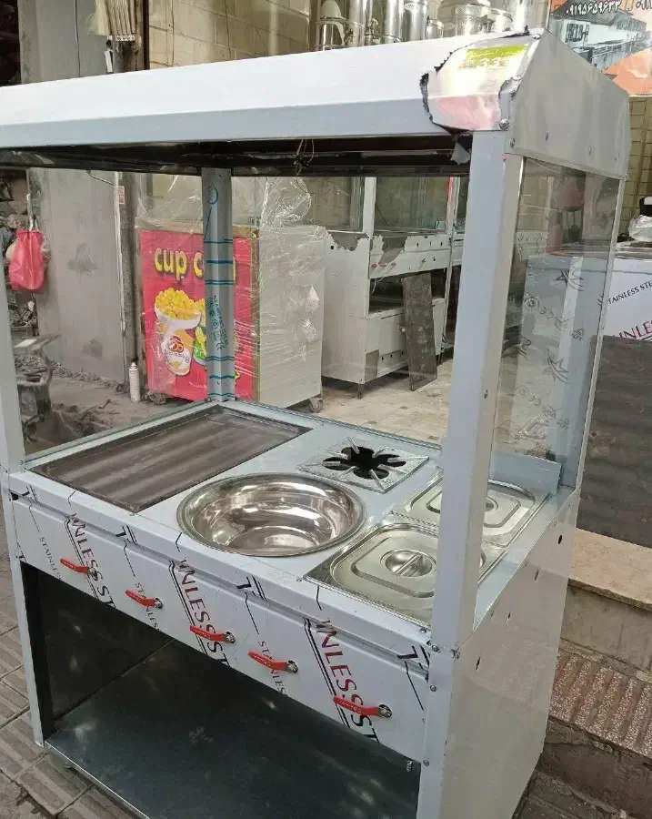 صفحه چدن پنج کاره ساندویچی ذرت بنماری مکزیکی کد۷۵۹|کافیشاپ و رستوران|رودهن, |دیوار