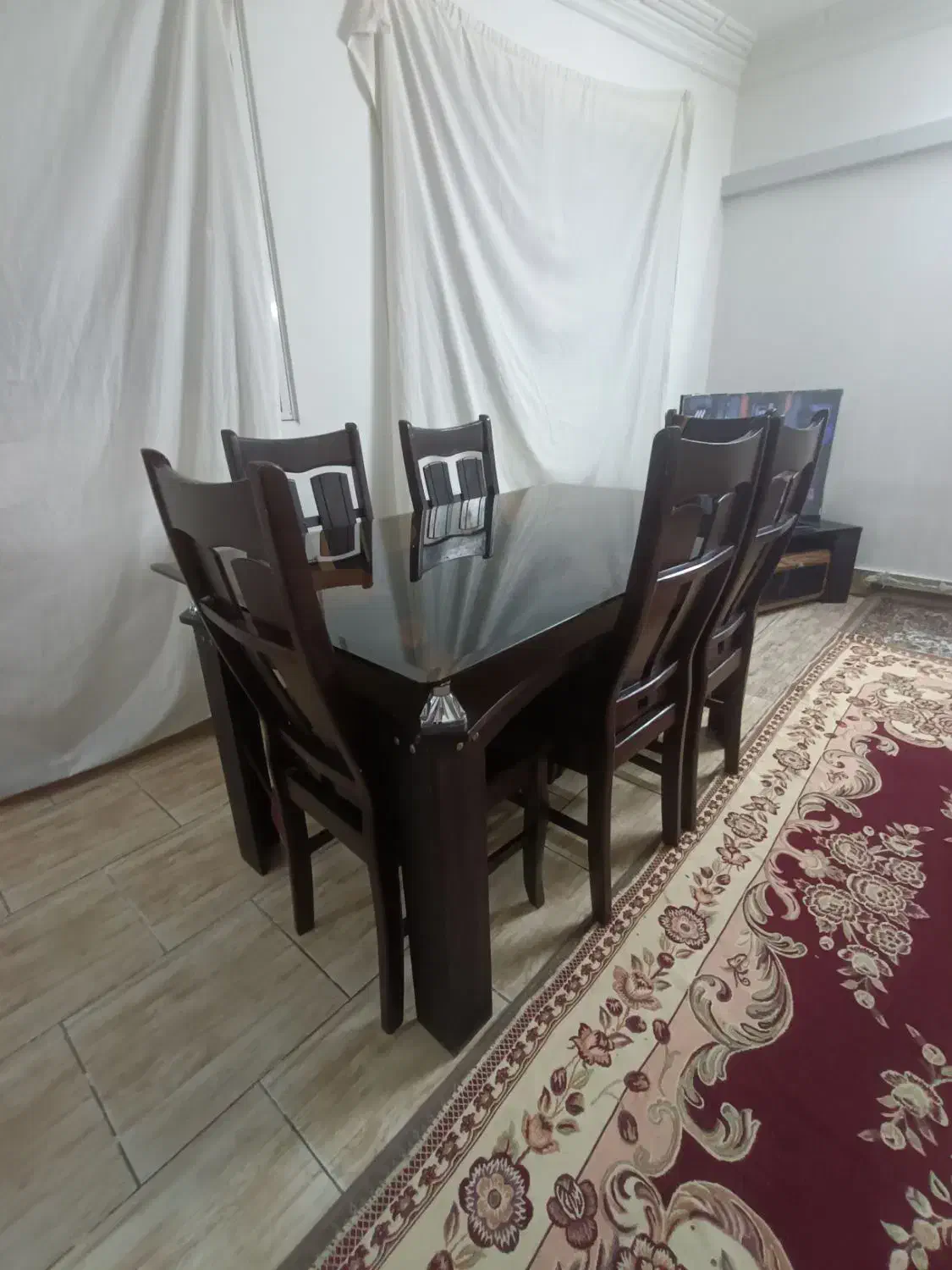 میز ناهارخوری|میز و صندلی غذاخوری|گرگان, |دیوار