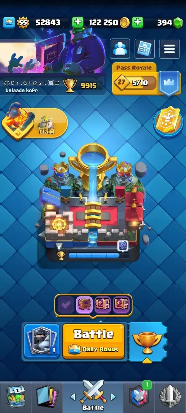 اکانت کلش رویال ۷ ساله|کنسول، بازی ویدئویی و آنلاین|تهران, اختیاریه|دیوار