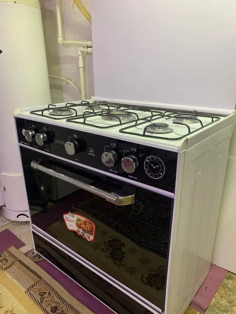 اجاق گاز طرح فر ۵ شعله نیولوکس|اجاق گاز و لوازم برقی پخت‌وپز|کامیاران, |دیوار