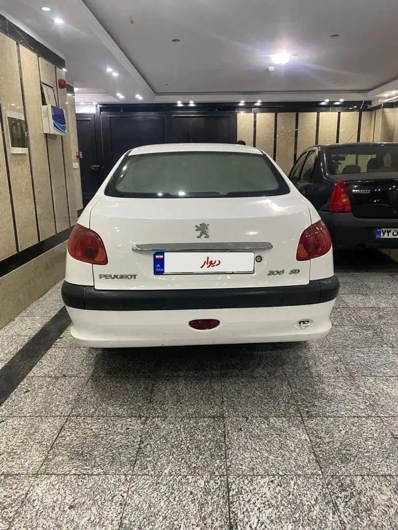 206 مدل 95|خودرو سواری و وانت|تهران, تاکسیرانی|دیوار