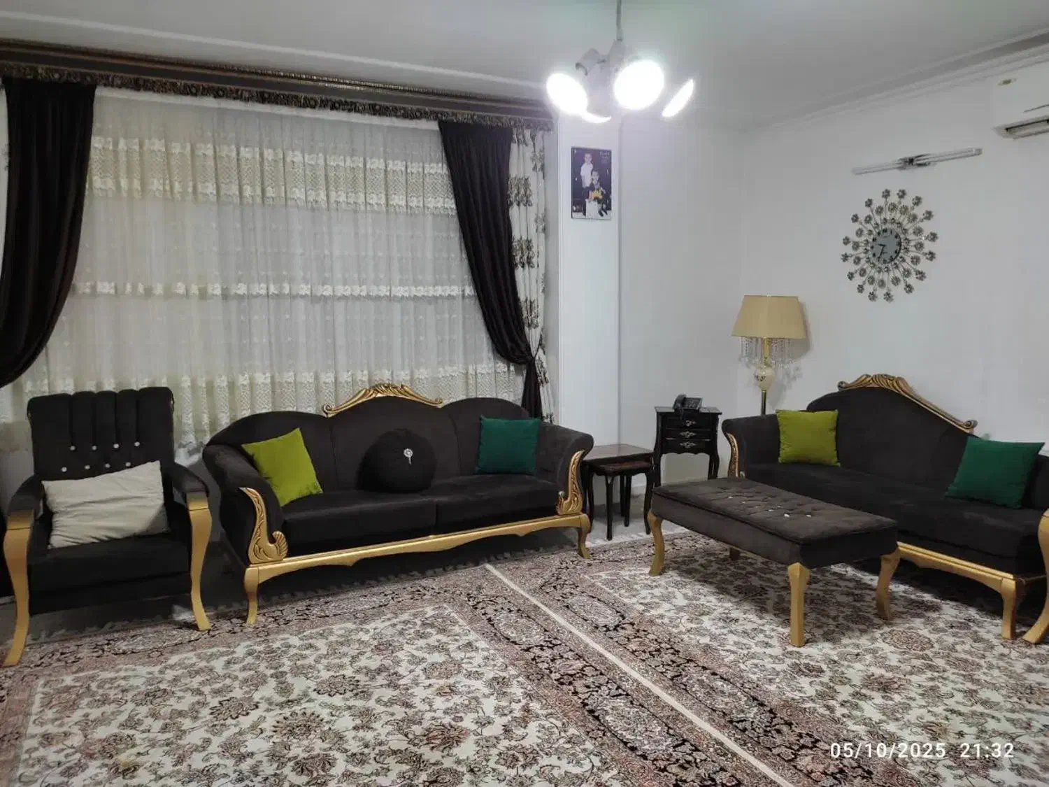 شال وکتیبه چوبی پرده|پرده، رانر، رومیزی|قم, پردیسان|دیوار