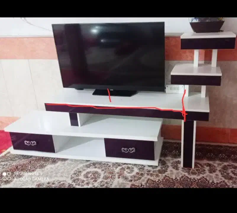 میزتلوزیون چراغ دار|میز تلویزیون|قم, باغ شریفی|دیوار