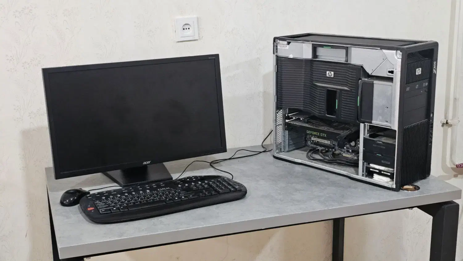 سیستم گیمینگ GTX1080 + رم 48GB + مانیتور Acer 24|رایانه رومیزی|بابلسر, |دیوار