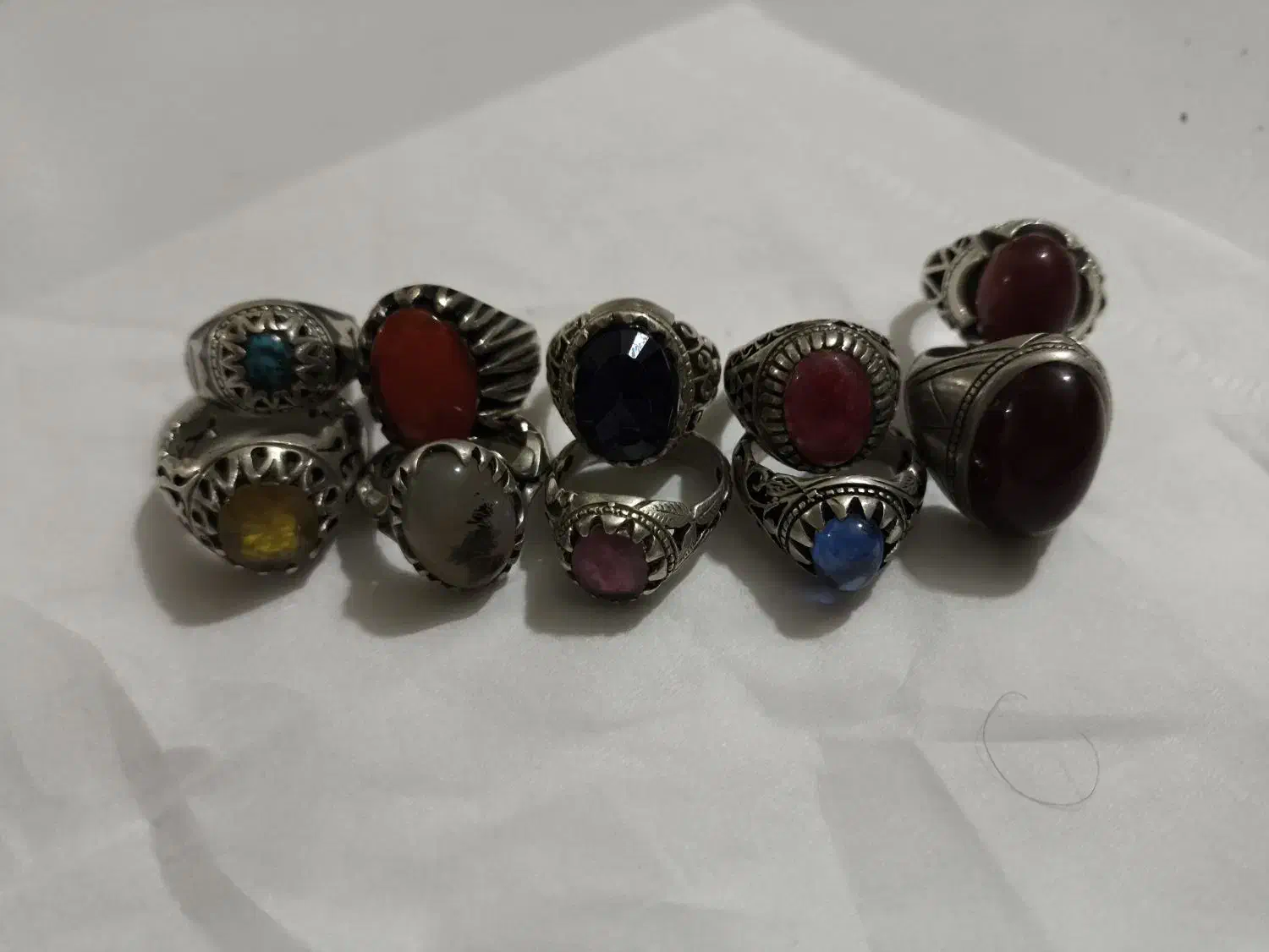 انگشتر نقره|کلکسیون اشیاء عتیقه|جعفرآباد, |دیوار