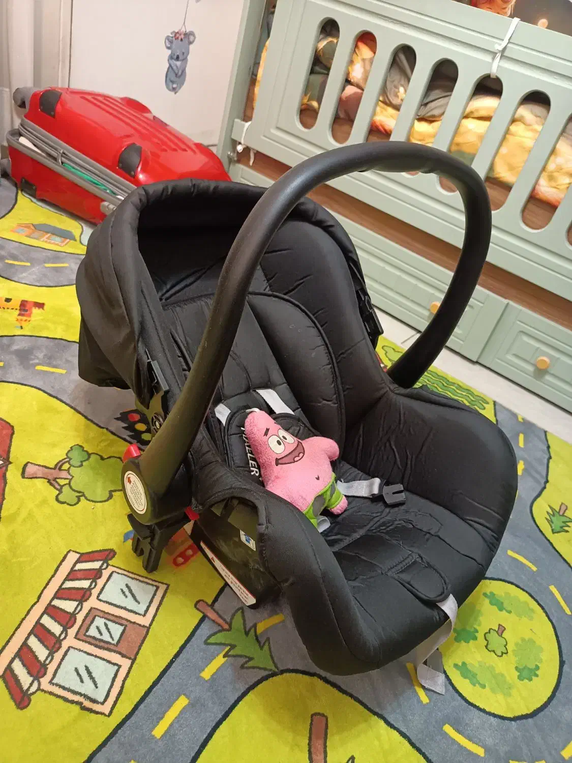 تخت کنار تخت ویرا دلیجان همراه لوازم نوزادی|اسباب و اثاث بچه|تهران, ونک|دیوار