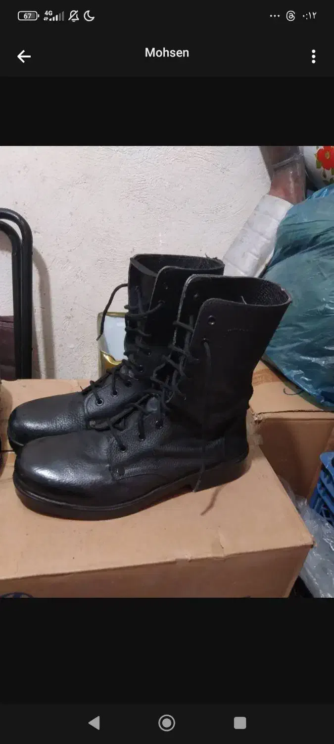 پوتین سربازی|کیف، کفش، کمربند|تهران, جوادیه تهرانپارس|دیوار