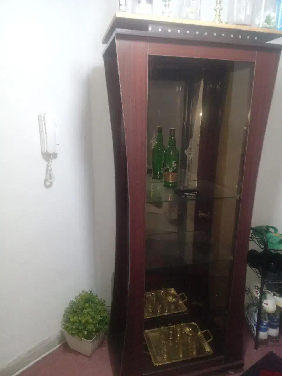 بوفه چوبی|بوفه، ویترین، کنسول|شیراز, فرگاز|دیوار