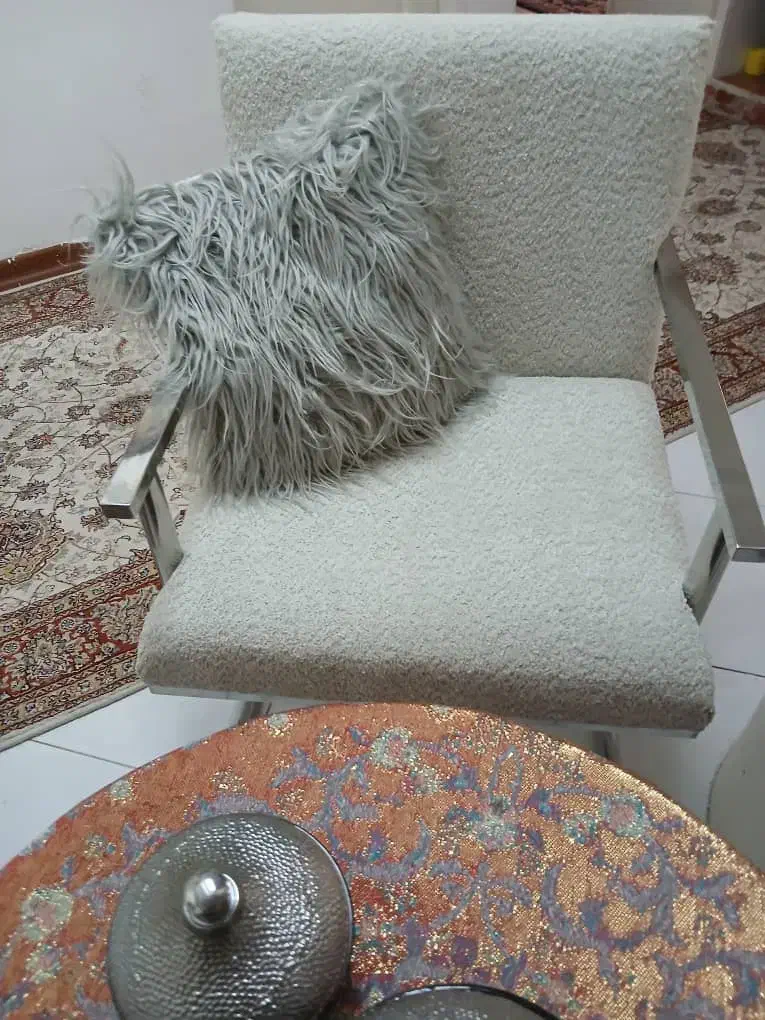 چهار عدد مبل استیل نو  بخاطر  کمبود جا میفروشم|مبلمان خانگی و میز عسلی|کرج, فاز ۳ مهرشهر|دیوار