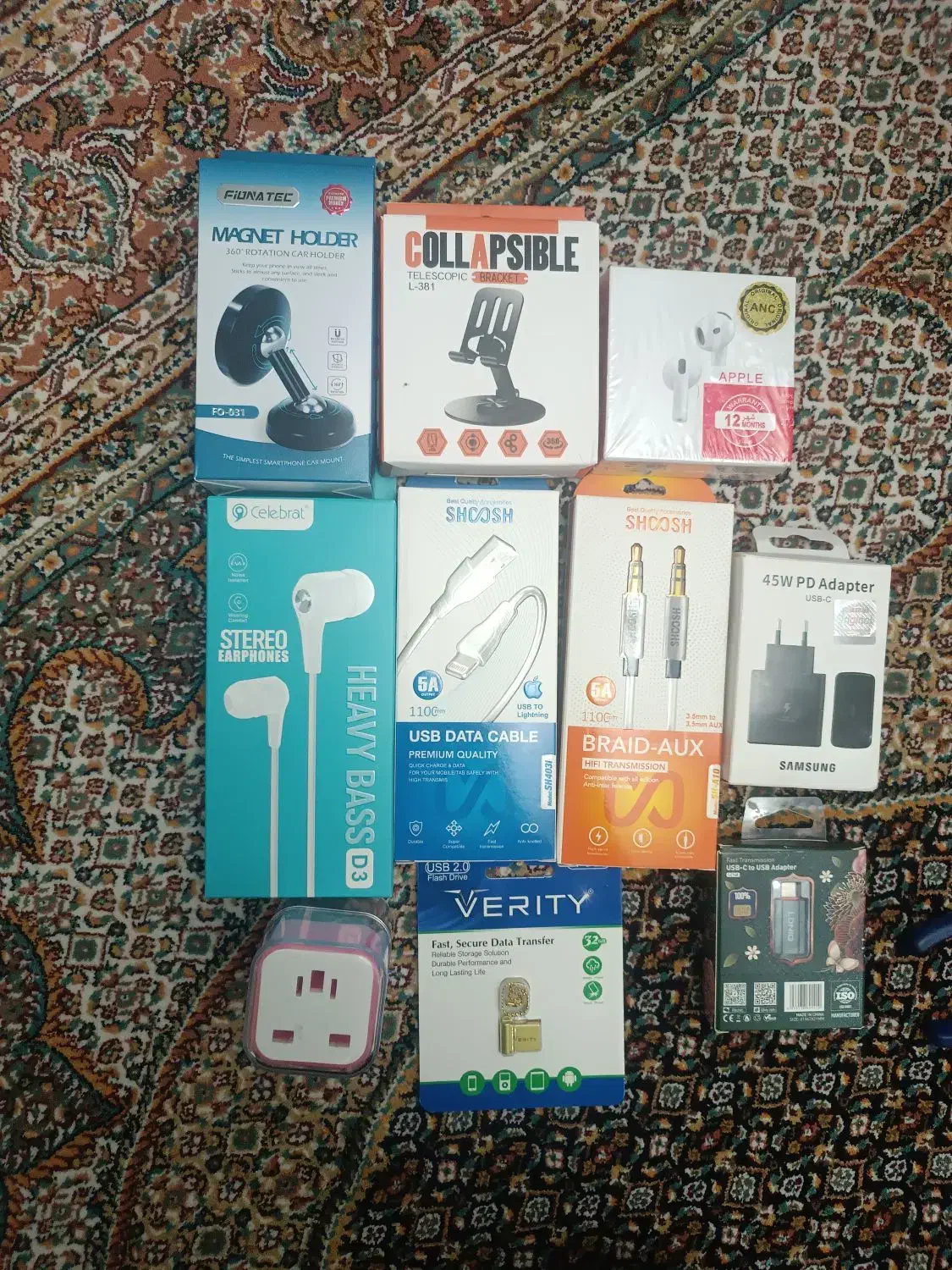 پک دیجیتالی .هندزفری وفلش وشارژرو...|لوازم جانبی موبایل و تبلت|کرج, شهرک فرهنگیان|دیوار