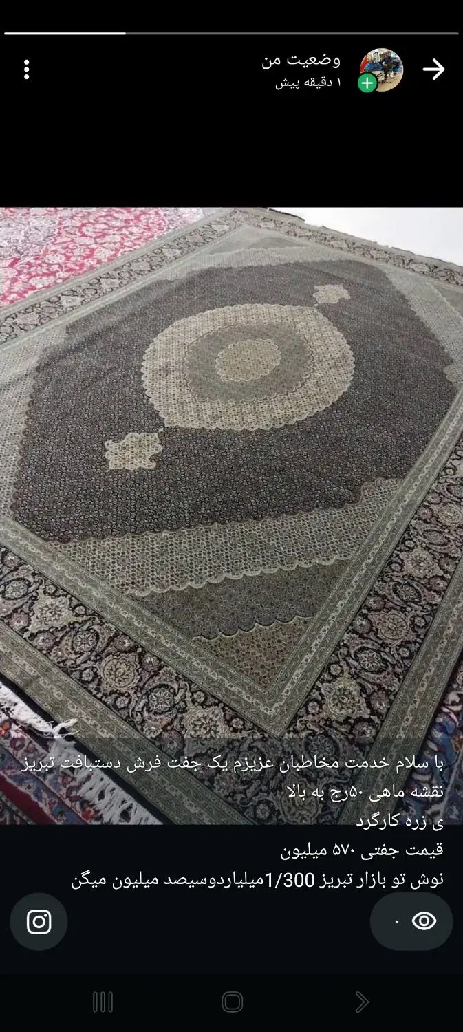 فرش دستبافت تبریز|فرش|سرعین, |دیوار