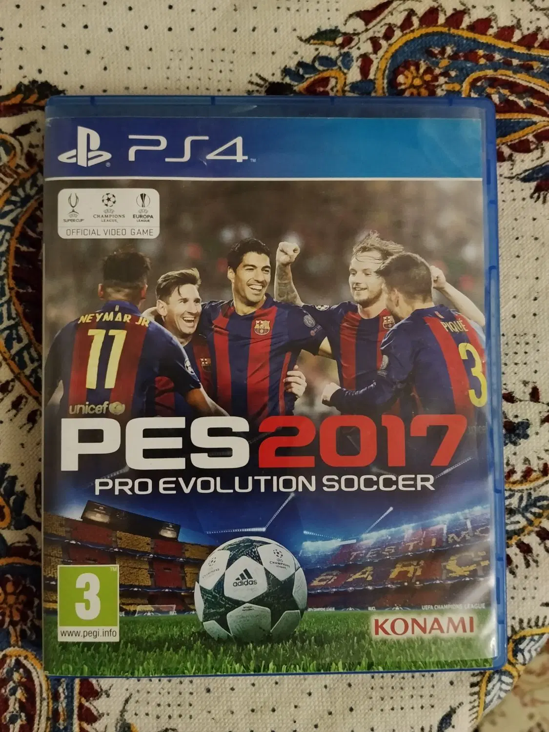 دیسک pes2017|کنسول، بازی ویدئویی و آنلاین|رشت, منظریه|دیوار