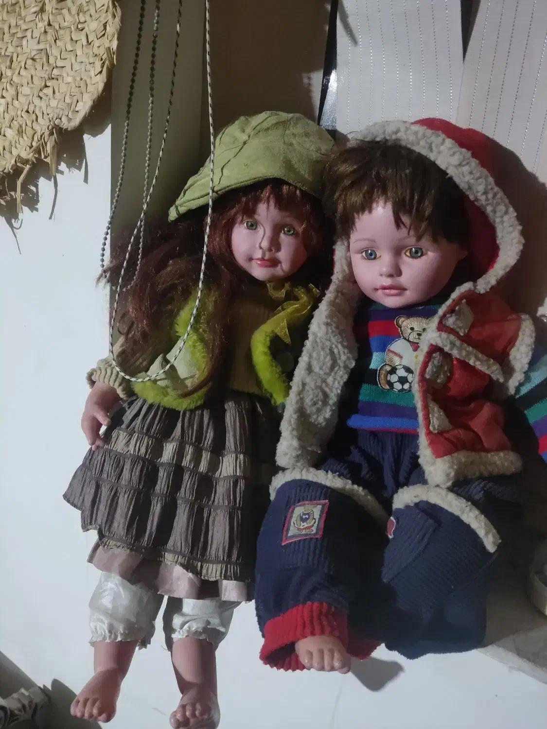 عروسک دختروپسر|اسباببازی بچه|تربت جام, مطهری|دیوار