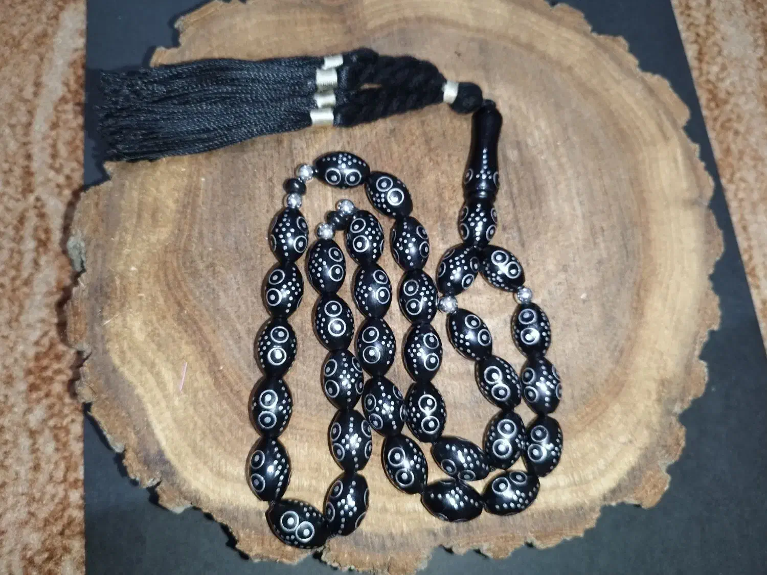 تسبیح کشکول 33دانه نقره کوب|جواهرات|اهواز, کوی رمضان|دیوار