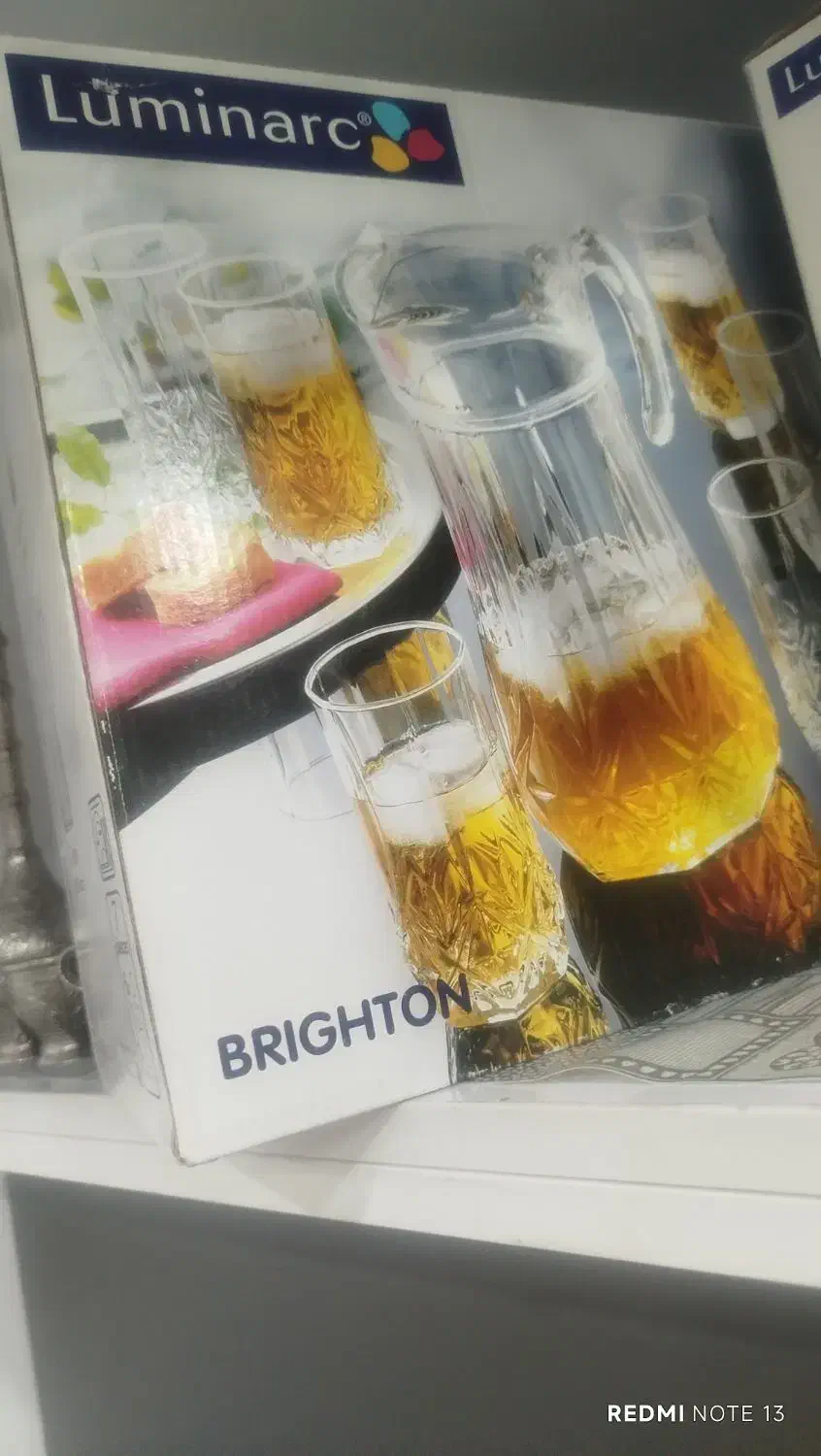 پارچ و لیوان لومینورک|ظروف سرو و پذیرایی|قم, شهرک سازمان آب|دیوار