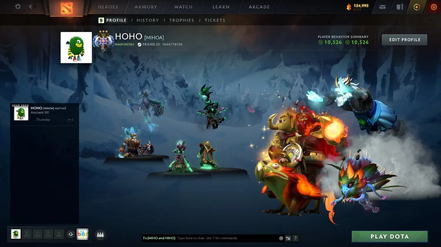 اکانت دوتا2 ancient3|کنسول، بازی ویدئویی و آنلاین|تهران, قناتکوثر|دیوار